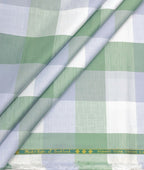 Reid & Taylor Luxury Giza Cotton Big Checks Fabric for Men's Shirt - Tepchi Men