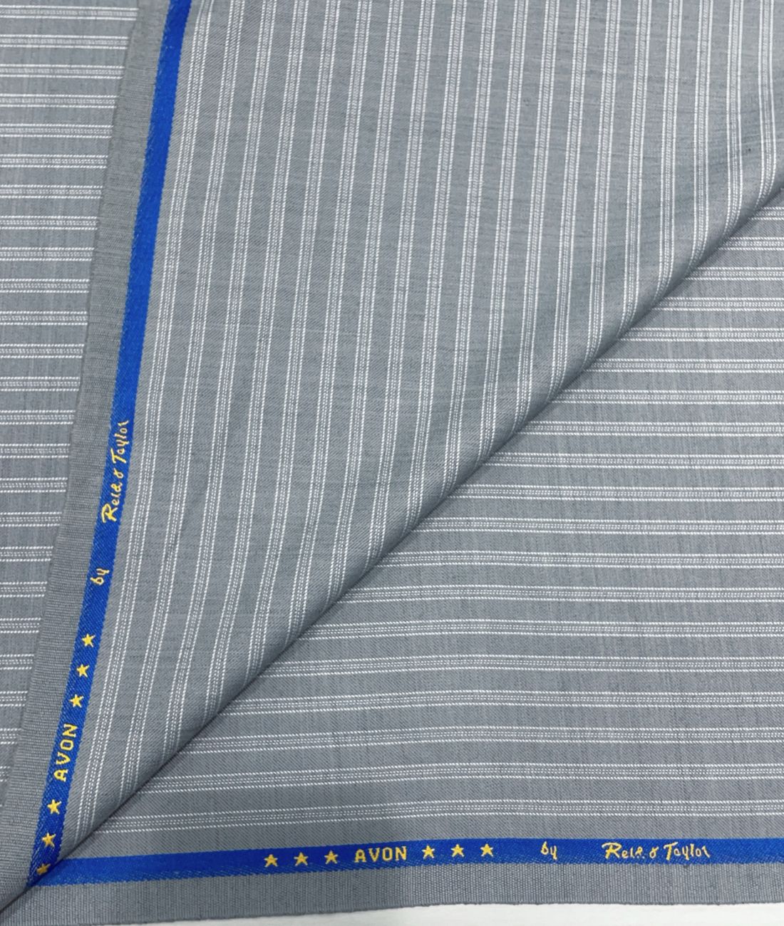 Reid & Taylor Luxury Stripe Suiting Fabric - Tepchi Men