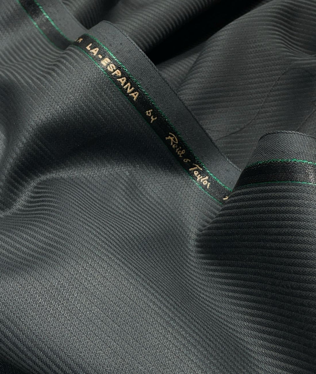 Reid & Taylor Self Stripe Luxury Suiting Fabric - Tepchi Men