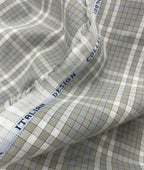 Rich Cotton Checks Shirt Fabric for Men's Formal Shirt - Tepchi Men