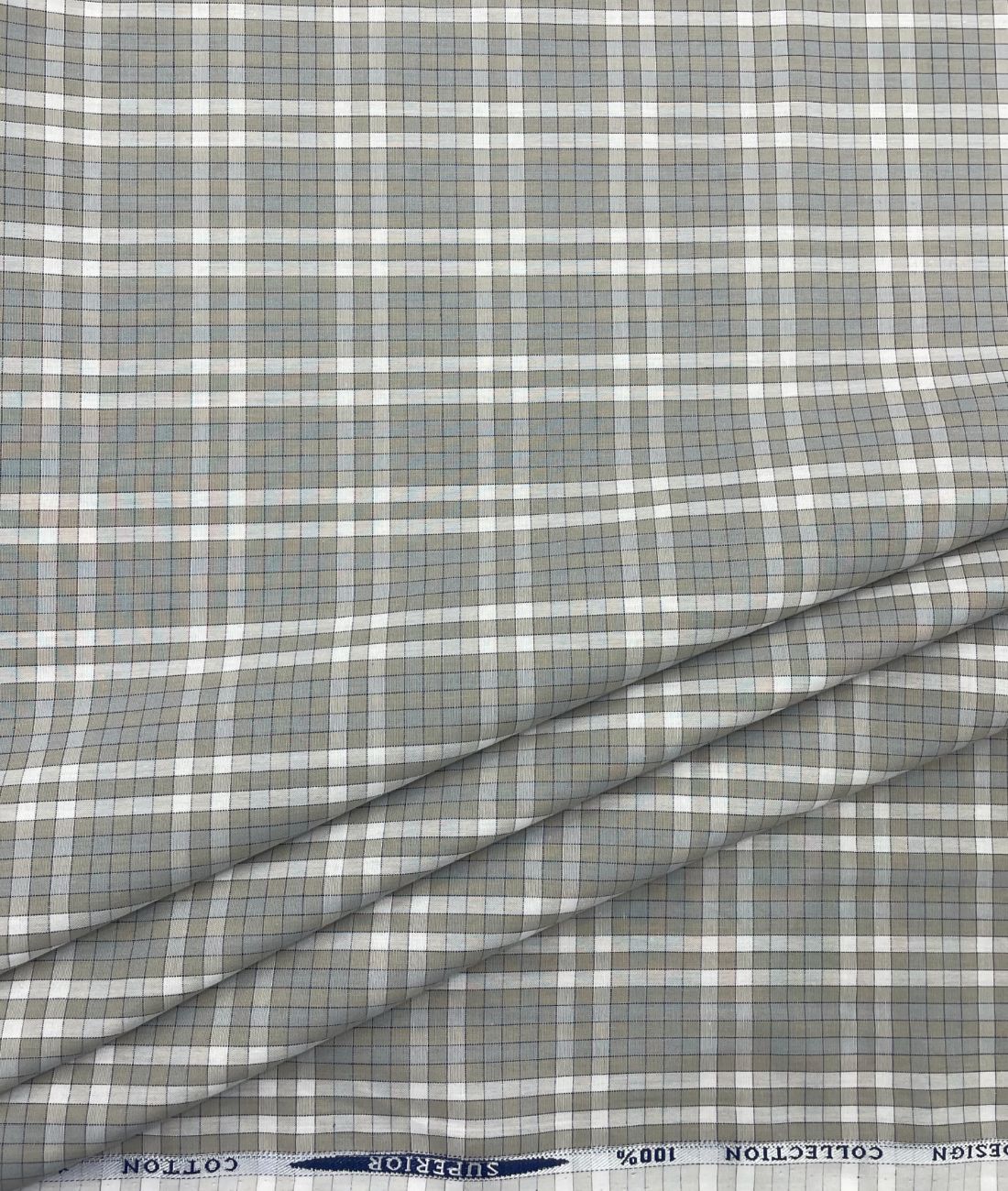 Rich Cotton Checks Shirt Fabric for Men's Formal Shirt - Tepchi Men