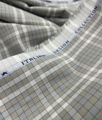Rich Cotton Checks Shirt Fabric for Men's Formal Shirt - Tepchi Men
