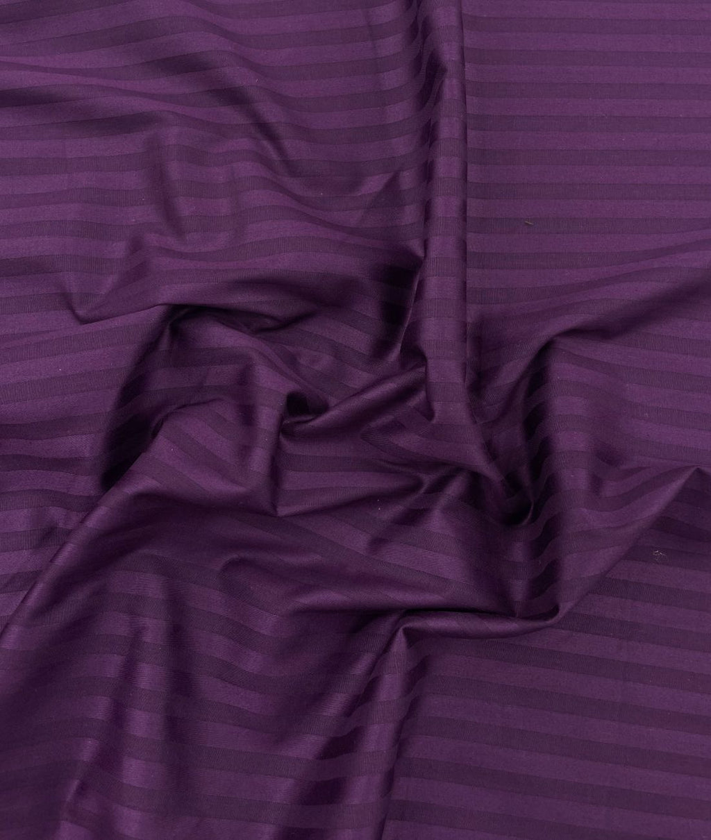 Self Stripe Luxury Giza Cotton Fabric - Tepchi Men