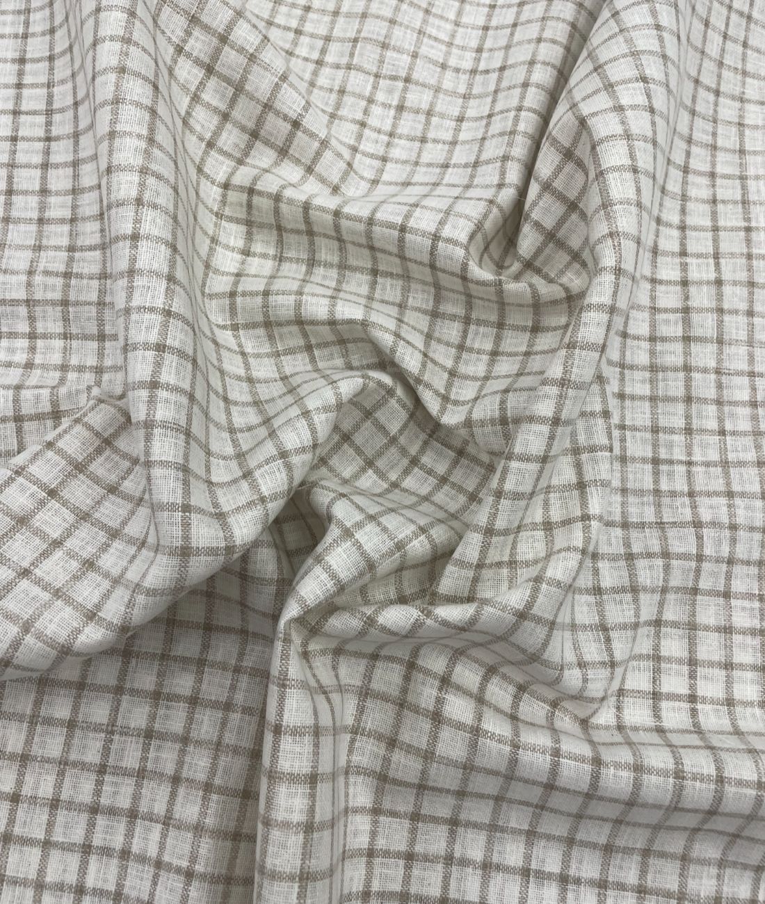 Small Checks Linen Fabric for Shirt & Kurta - Tepchi Men