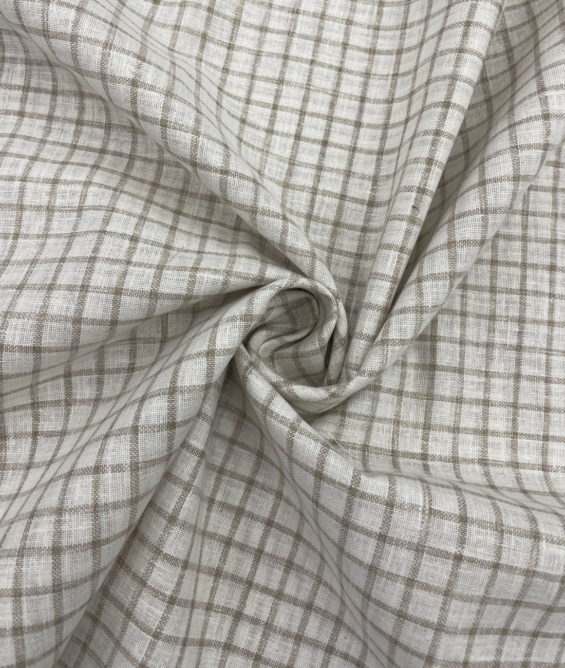 Small Checks Linen Fabric for Shirt & Kurta - Tepchi Men
