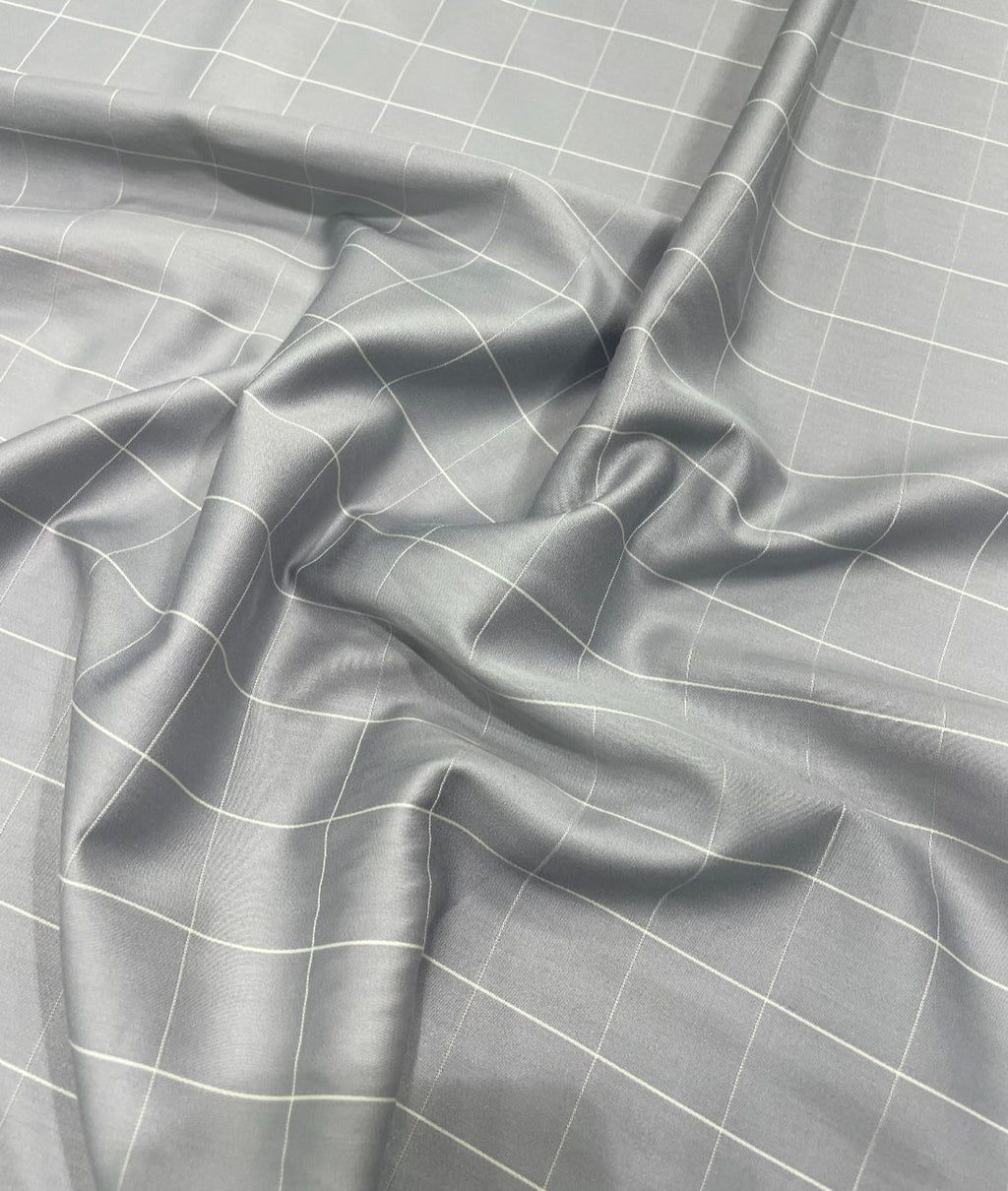 Soktas Checks Luxury 2 Ply Giza Cotton Fabric for Men's Shirts - Tepchi Men