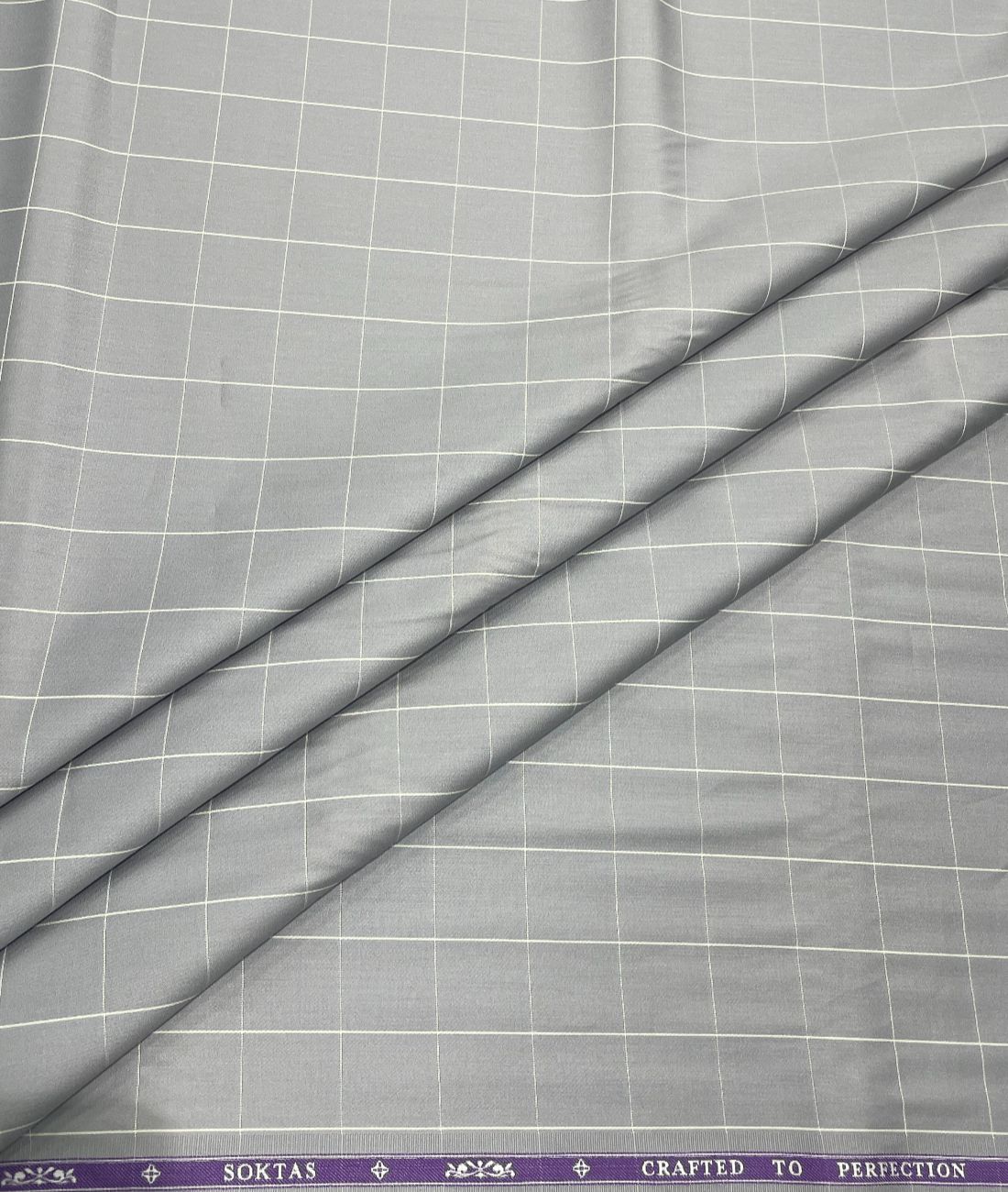 Soktas Checks Luxury 2 Ply Giza Cotton Fabric for Men's Shirts - Tepchi Men
