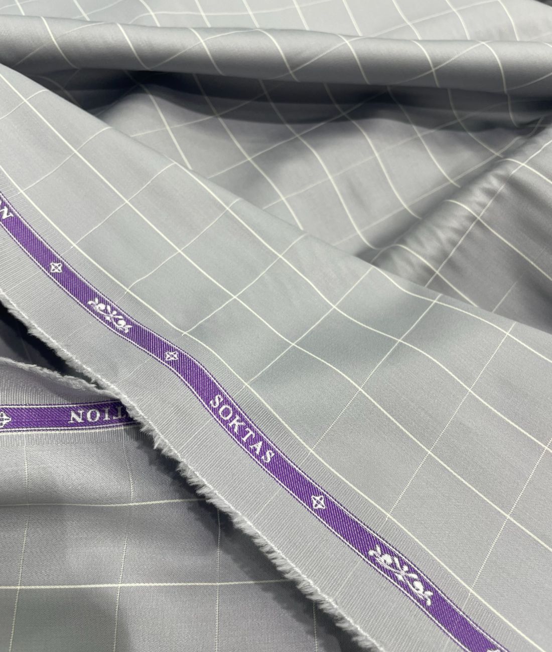 Soktas Checks Luxury 2 Ply Giza Cotton Fabric for Men's Shirts - Tepchi Men