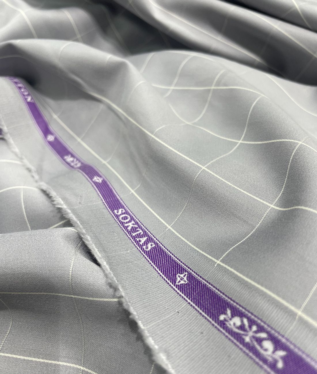 Soktas Checks Luxury 2 Ply Giza Cotton Fabric for Men's Shirts - Tepchi Men
