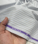 Soktas Stripe 2 Ply Cotton Fabric for Men's Shirt - Tepchi Men