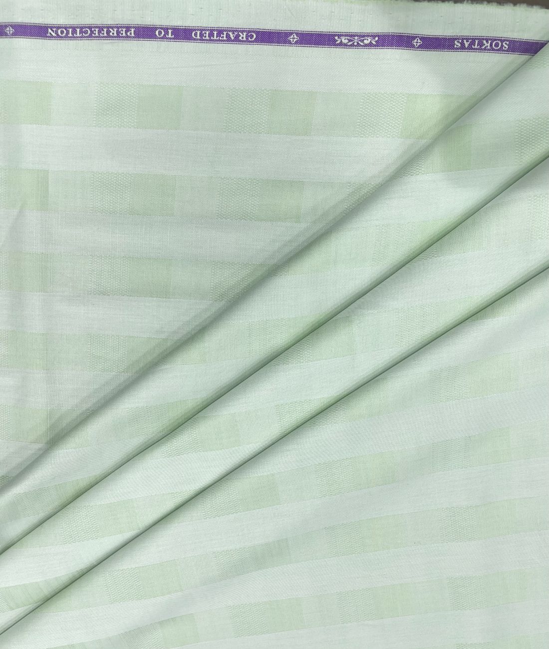 Soktas Super Luxury 2 Ply Giza Cotton with Self Design Fabric - Tepchi Men