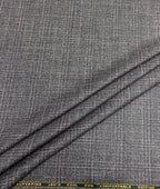 Spaadaa 180's Wool Blend Checks Fabric - Tepchi Men