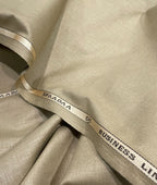 Spaadaa Beige Linen Cotton Politician Pant Fabric - Tepchi Men