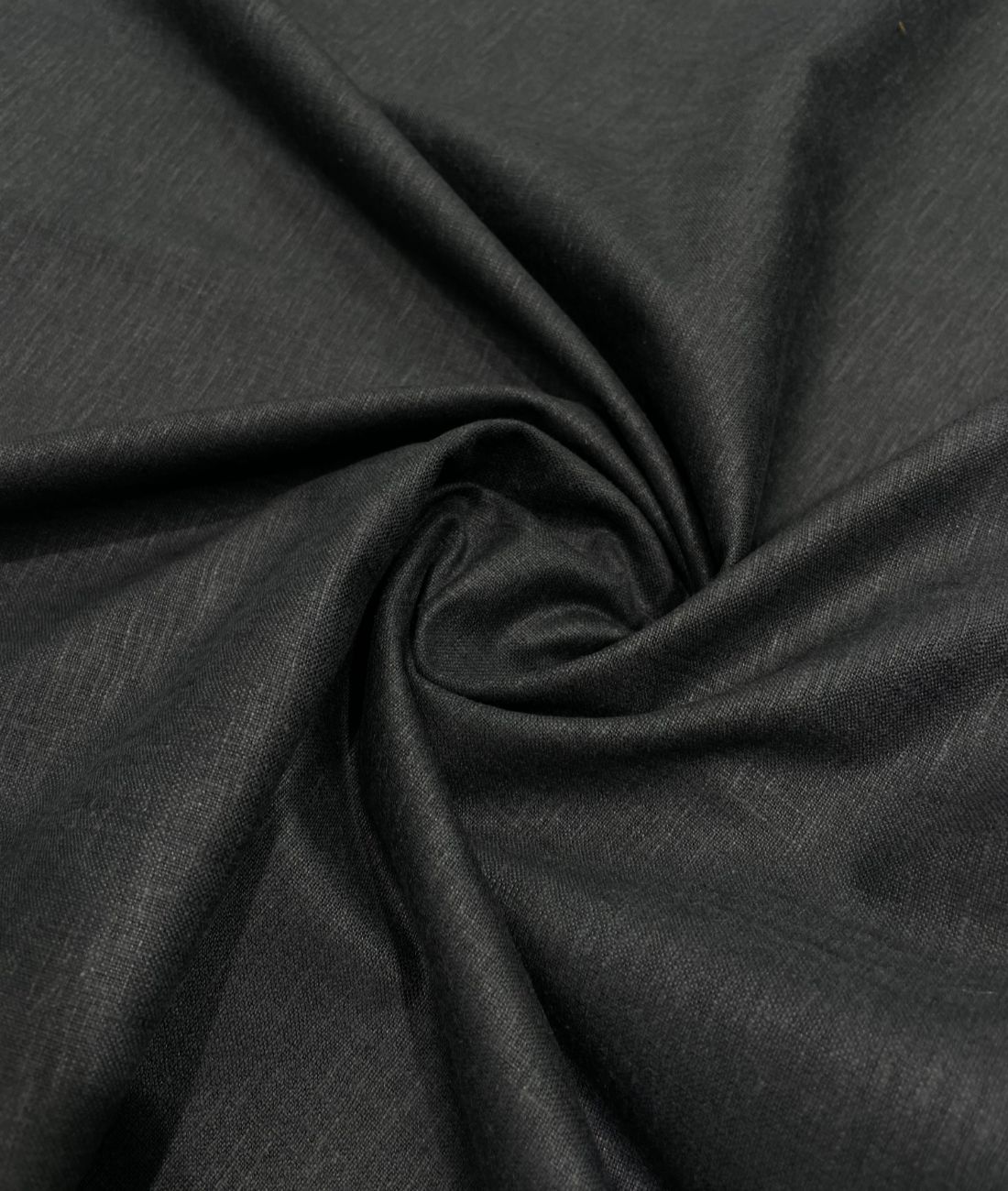 Spaadaa Black Linen Cotton Politician Pant Fabric - Tepchi Men