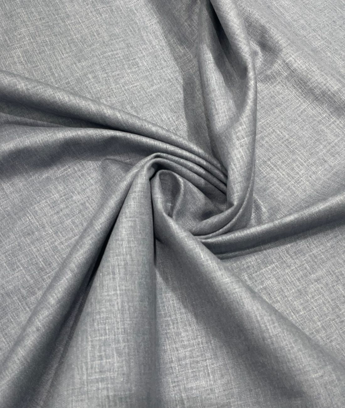 Spaadaa Grey Linen Cotton Politician Pant Fabric - Tepchi Men