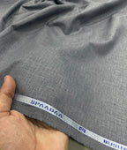 Spaadaa Grey Linen Cotton Politician Pant Fabric - Tepchi Men