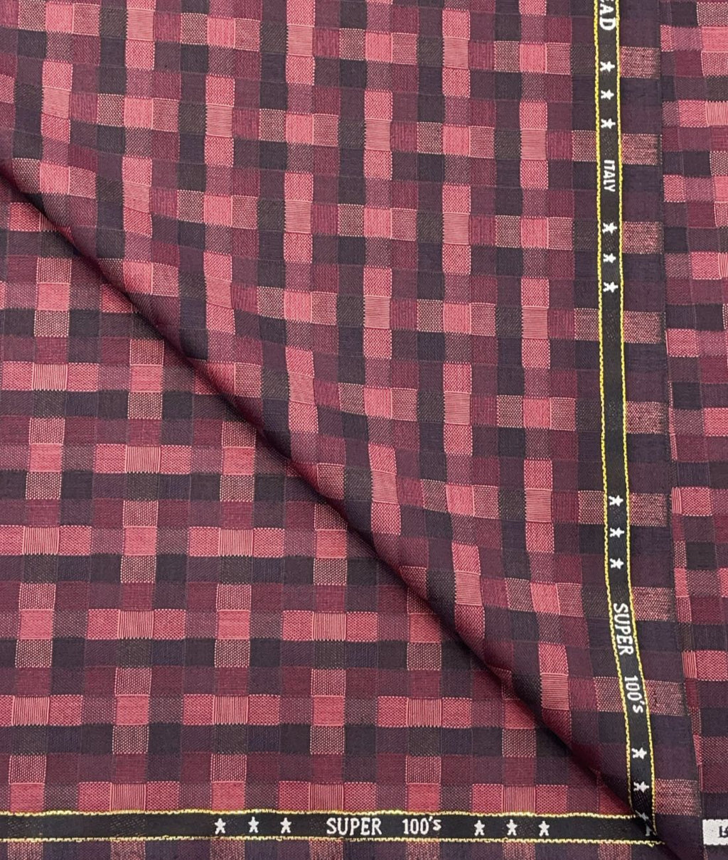 Super 100's Counts J.Hampstead Rich Suiting Fabric - Tepchi Men