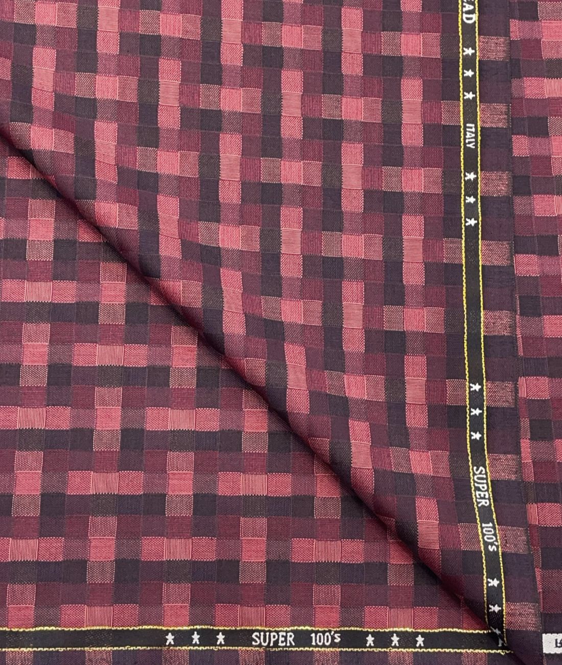 Super 100's Counts J.Hampstead Rich Suiting Fabric - Tepchi Men