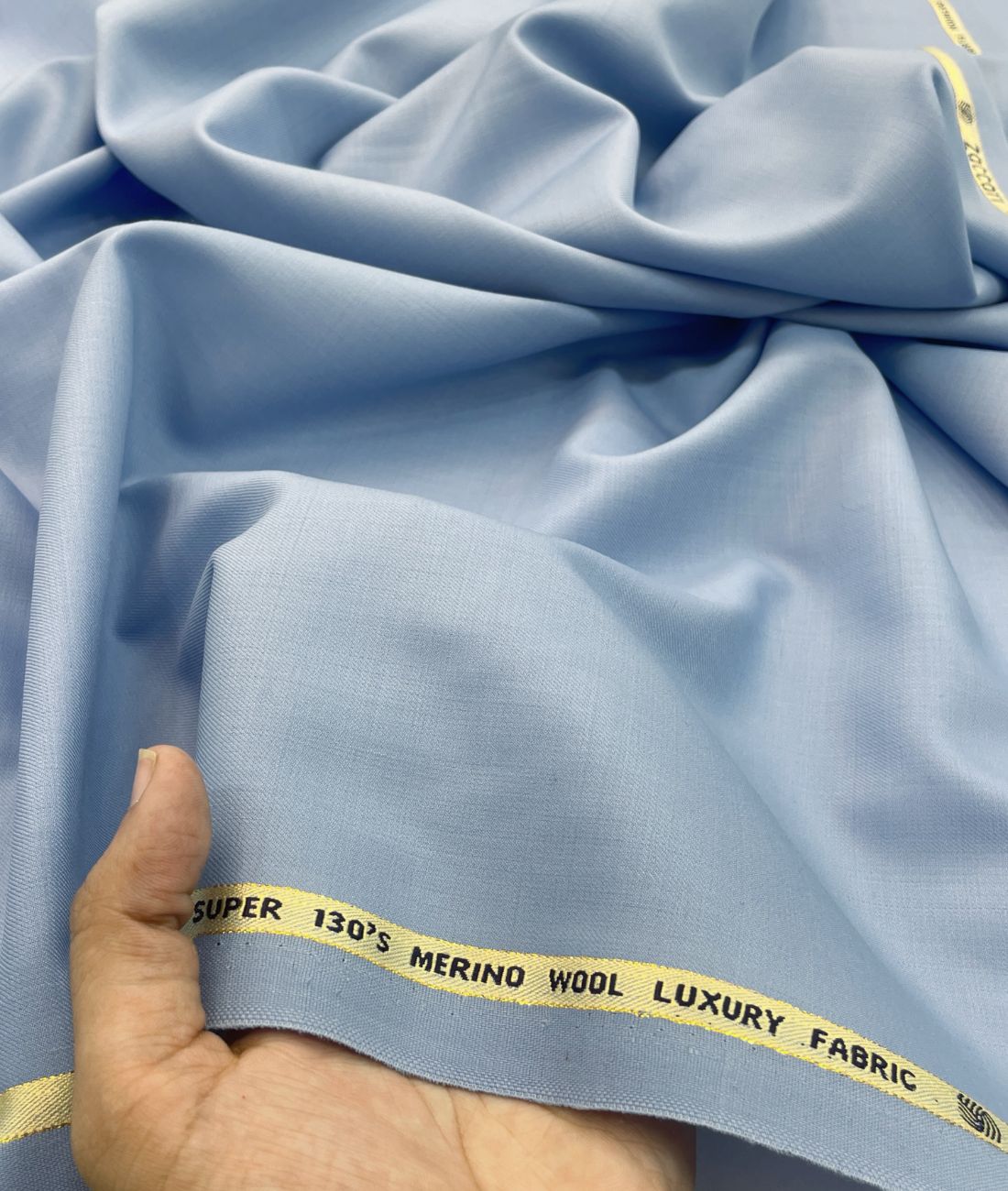 Super 130's Merino Wool Zaccari Ultra Luxury Suiting Fabric - Tepchi Men