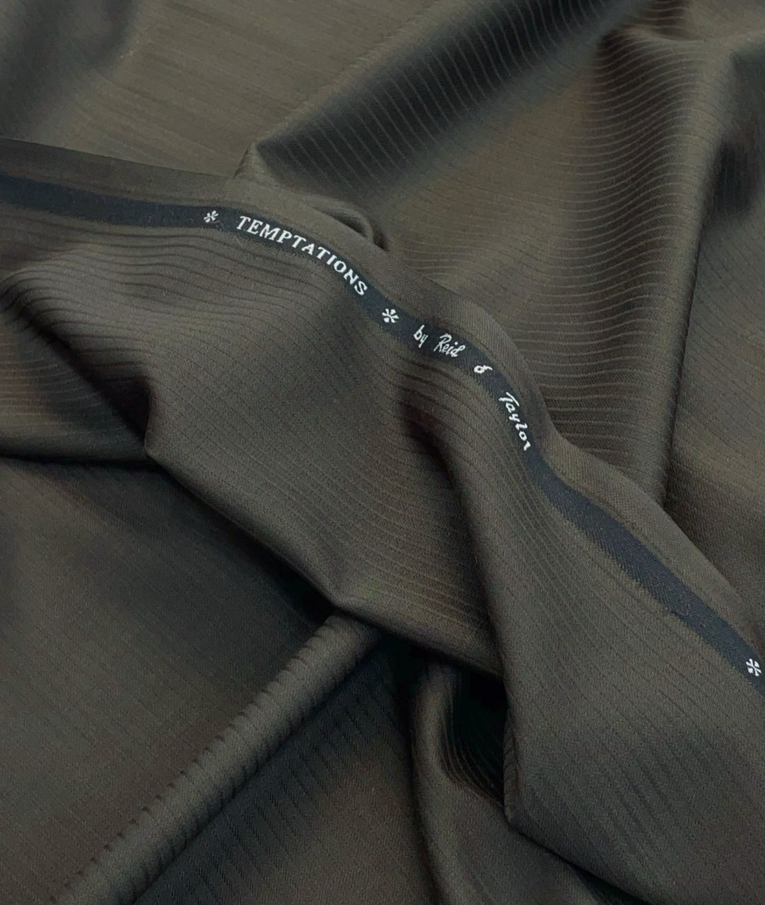 Temptations by Reid & Taylor Premium Self Stripe Suiting Fabric - Tepchi Men