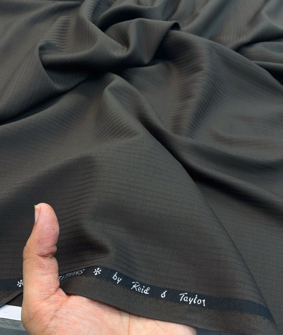 Temptations by Reid & Taylor Premium Self Stripe Suiting Fabric - Tepchi Men