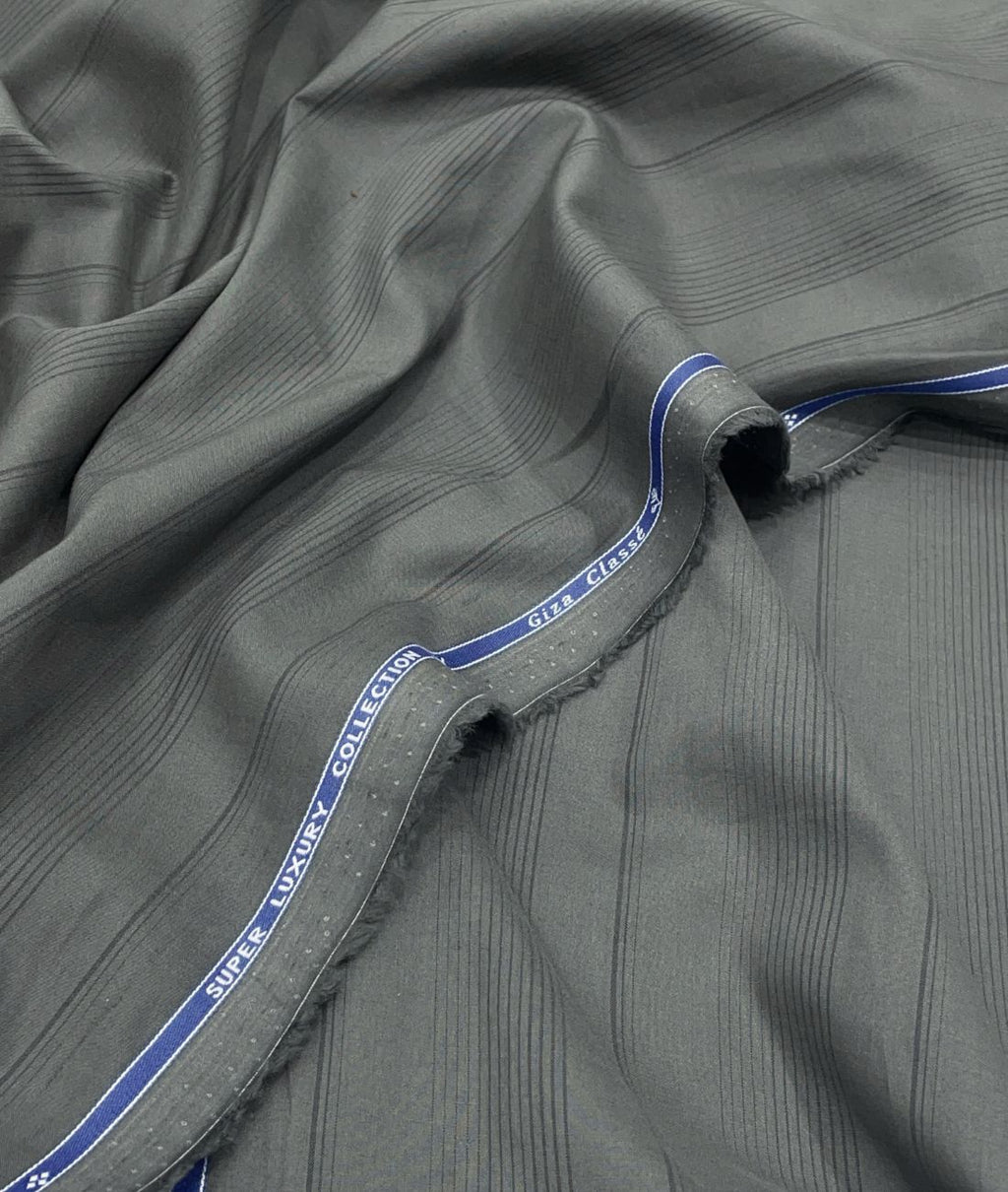 Ultra Soft Stripe Giza Cotton Shirt Fabric - Tepchi Men