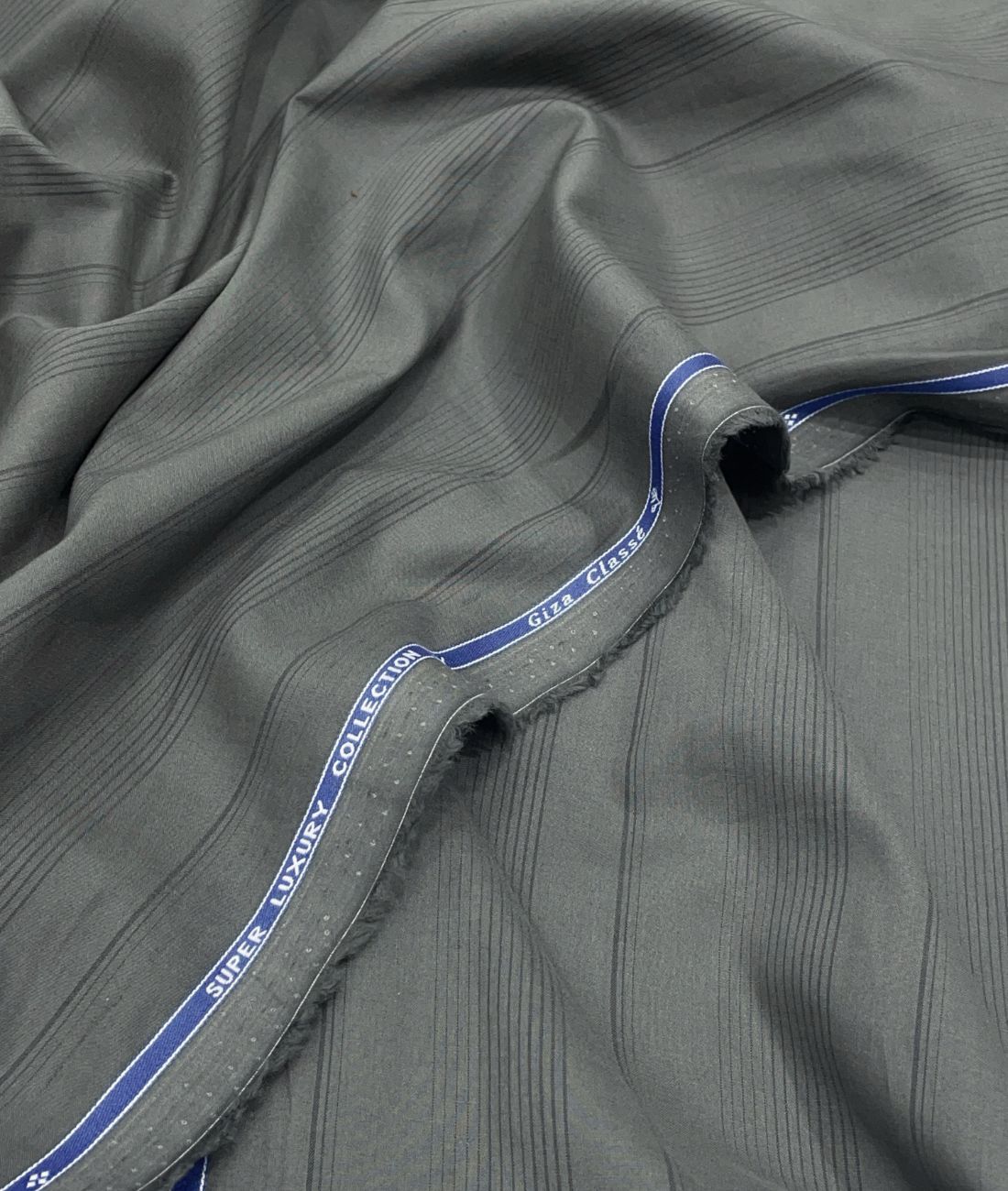 Ultra Soft Stripe Giza Cotton Shirt Fabric - Tepchi Men
