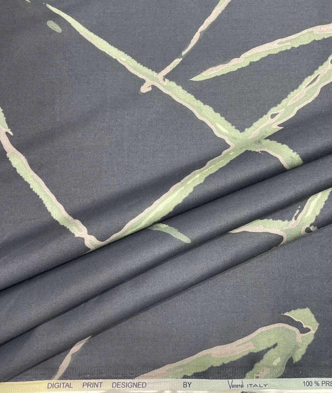 Venerdi Italy Printed Luxury Giza Cotton Fabric for Men's Shirt - Tepchi Men