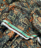 Vibrant Harmony Printed Anti Wrinke Cotton Fabric for Men's Shirts & Kurta - Tepchi Men