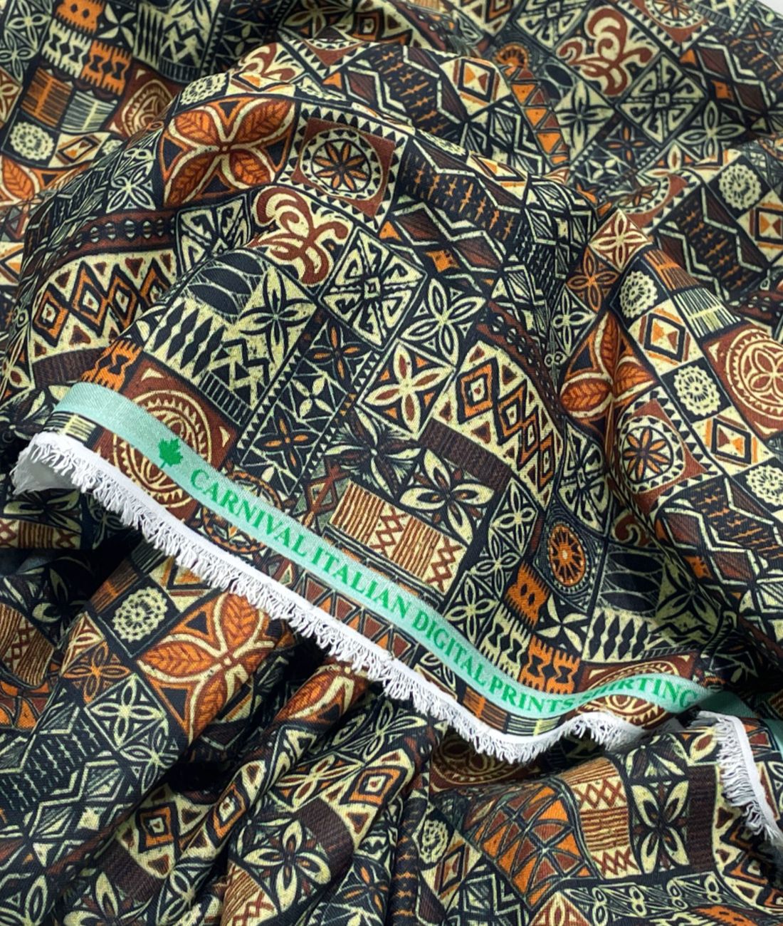 Vibrant Harmony Printed Anti Wrinke Cotton Fabric for Men's Shirts & Kurta - Tepchi Men